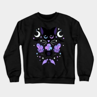 Witchy Kitty Crewneck Sweatshirt